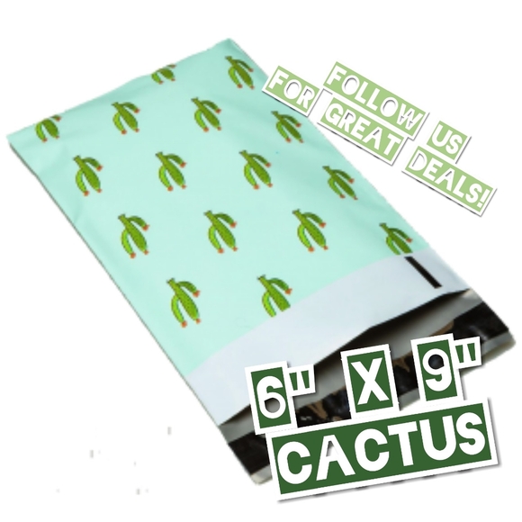Other - 100 Cactus 6x9 Poly Mailers
